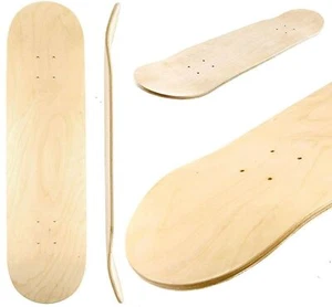 1/5X Wood Skate Decks Board DIY Concave Blank Maple Skateboards 8 Layers 20*80cm - Picture 1 of 13