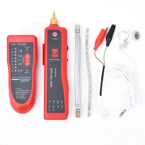 RJ11/45 Cable Tester Wire Tracker Net Telephone Line Tracer Toner LAN Finder NEW - Picture 1 of 22