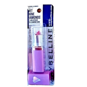GEMEY MAYBELLINE Rossetto Bagnato Shine Diamonds 410 Glowing Glimmer Nuovo - Imagen 1 de 3