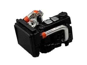 1/64 DCP PARTS BLACK PETERBILT 359/379/389 ENGINE - Picture 1 of 3