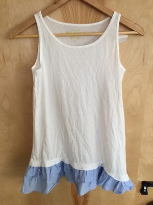 CrewCuts JCrew Long Top Tunic Shirt Ruffled Bottom - NWT - Image 1 of 4