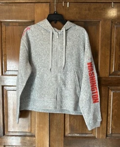 NWT Washington Capitals Wear By Erin Andrew Coat Women Size Large NHL Hoodie - Picture 1 of 9