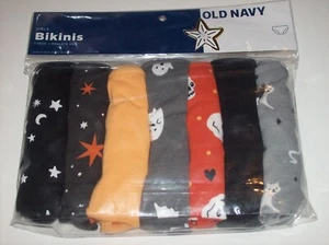 Old Navy Underwear Girls Bikini 7 Halloween M New - Picture 1 of 2