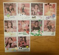 ITZY OFFICIAL CRAZY IN LOVE POLAROID PHOTOCARD CARD