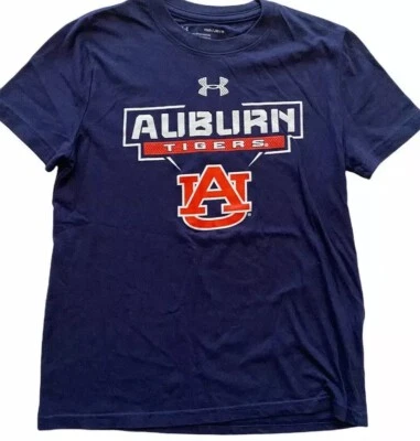 Camiseta Under Armour Auburn University Tigers Juvenil 10 M Niñas Niños Azul AU Foto 1 de 4