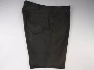 Vintage Helix Shorts "Instinct is a Virtue" Mens 40 Charcoal Gray 100% Cotton - Picture 1 of 7