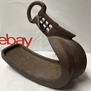 Very Rare Antique Japanese Samurai Iron Stirrup 11.5”x9.5”x5” | X83 - Picture 1 of 19