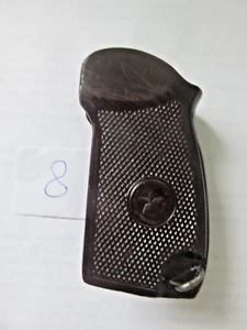 Militär Sowjetische Ära Original Authentische Braun Faser Makarow Pistolengriffe UdSSR 8 - Bild 1 von 6