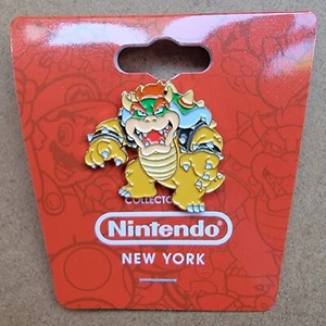 Nintendo New York - Spilla da bavero smaltata da collezione Bowser (nuova) - Foto 1 di 2