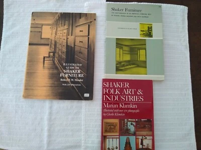 Lot 3 Shaker Furniture Books By Meader / Klamkin / Andrews ~ Paperback Folk Art - Image 1 of 4