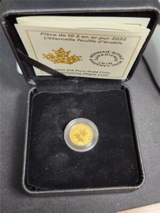 2022 CANADA EARTH DRAGON 8$ 1/20oz. 99.99% PURE GOLD COIN - Picture 1 of 3
