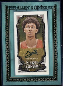 2024 Topps Allen & Ginter #MA-ZR Zaccharie Risacher Baseball Auto Blue #/50 - Picture 1 of 2