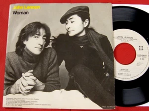 John Lennon/Beatles "WOMAN" 1980, Geffen GEF 49644. 45 & Picture sleeve NM/NM - Imagen 1 de 5