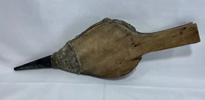Kaminbalg - Antik - Holz / Leder / Metall - Bild 1 von 5