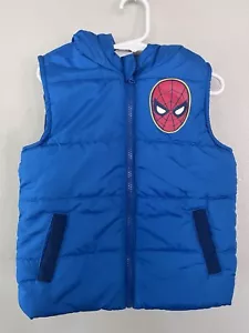 Marvel Spider Man Puffy Blue Best-size 4T - Picture 1 of 6