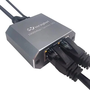 Ethernet Splitter，ethernet Splitter 1 to 2，ethernet Switch 2 Port 1000Mbps，LA... - Picture 1 of 8
