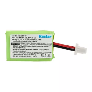Batteria Kastar per cuffie wireless Plantronics CS540 84693-01 84693-11 86180-01 - Foto 1 di 2