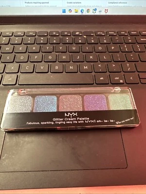 NYX GLITTER CREAM PALETTE GCP11 OCEAN BREEZE SEALED / NEW - Image 1 of 2