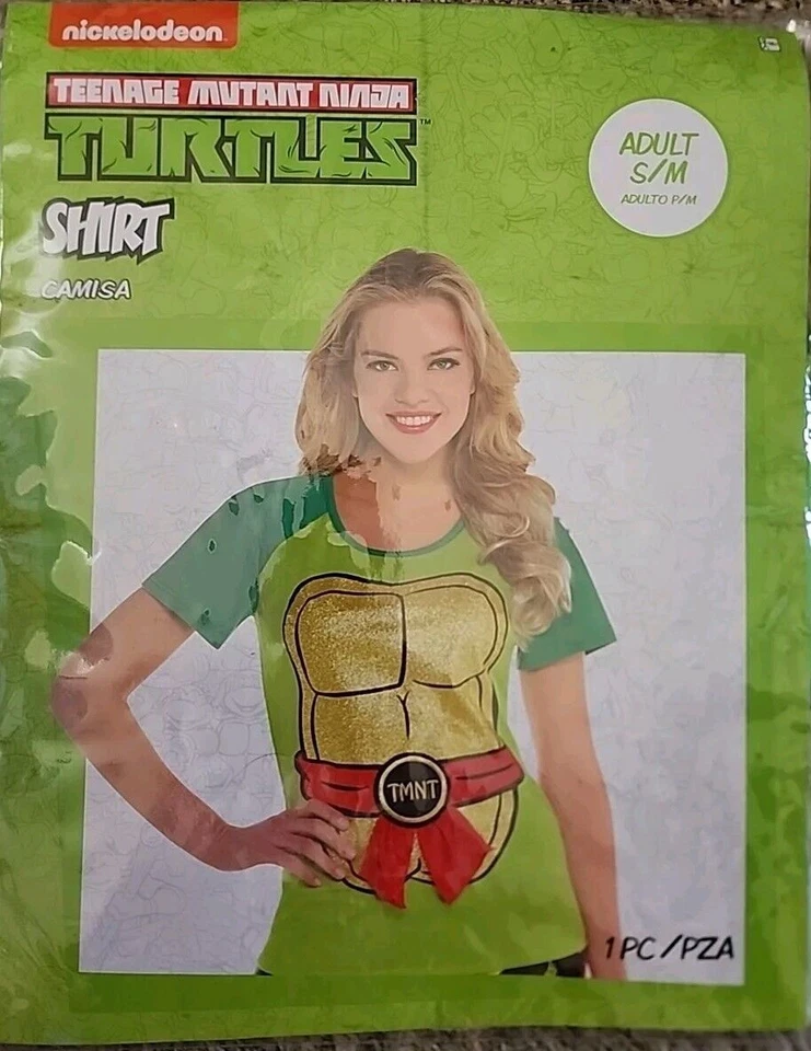 Nickelodeon Teenage Mutant Ninja Turtles TMNT Adult S/m Short Sleeve Shirt