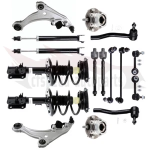 For 2009-2014 Nissan Maxima Front Complete Shock Struts Control Arm Kit 16PCS - Picture 1 of 11