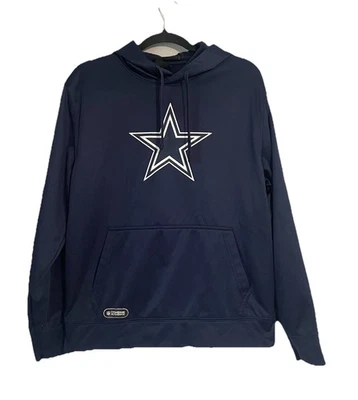 NFL Dallas Cowboys Grande Azul Marino Estrella Sudadera con Capucha Equipo de Fútbol Ropa Sudadera Foto 1 de 4