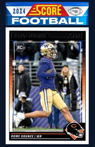 2024 SCORE NFL Chicago Bears Team Set Rome Odunze RC 309 - Picture 1 of 1