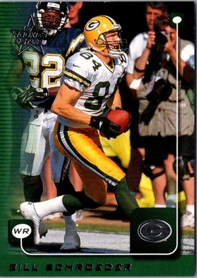 1999 Leaf Rookies & Stars Bill Schroeder #80 Green Bay Packers Football Card - Image 1 of 2