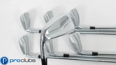 NEW Left Handed COBRA '2022 KING FORGED TEC IRONS 4-PW STEEL REGULAR #413415 - Image 1 of 4