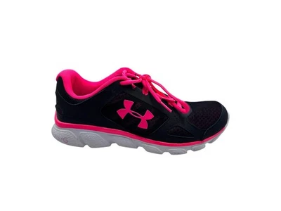 Under Armour Mujer Micro G Assert V Negro y Rosa Zapatos para Correr Talla 9.5 Foto 1 de 4