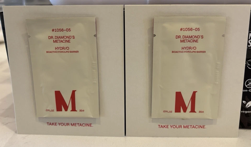 Crema hidratante hidrolipídica bioactiva Dr. Diamond's Metacine HYDR/O (2) 0,07 oz cada una Foto 1 de 2