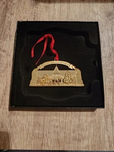 9 historische Burlington NC Downtown Weihnachtsschmuck goldfarben - Bild 1 von 9