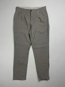 Toast Damen Baumwolle/Leinen Gestreifte Chino Hose Trousers Größe L - Bild 1 von 24