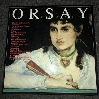 ORSAY VIDEODISC The Musee d'Orsay 1990 Set Of Art Book & Laserdisc VOYAGER - Image 1 of 4