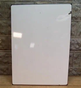 Black & White Porcelain Table Top Panel, Kitchen Cupboard Hoosier Enamel A12, - Picture 1 of 8