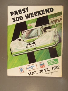 1982 Pabst 500 Road America Camel GT Programm - Bild 1 von 1