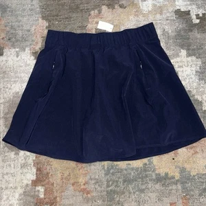 T By Talbots Navy Blue Short Skirt Skort With Shorts Work Uniform Casual Women S - Picture 1 of 6