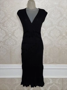 Abito midi senza maniche Anthropologie Sparrow misto cotone maglia taglia S - Foto 1 di 8