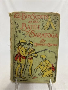1909 Herbert Carter BOY SCOUTS AT THE BATTLE OF SARATOGA General Burgoyne Defeat - Foto 1 di 13