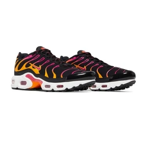 NEU Nike Air Max Plus GS schwarz pink weiß Schuh DX9264-001 Größe 6,5 Y/8 Damen - Bild 1 von 10