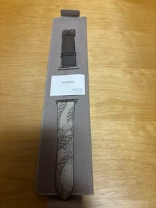 Cinturino Apple Watch Hermes Etain modello corda pelle 45mm usato - Foto 1 di 7