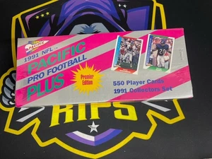 Pacific NFL Pro Football Plus Collector Set 1991...SIGILLATO IN FABBRICA...550 carte! - Foto 1 di 2