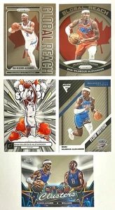 Prizm Flux Donruss Shai Gilgeous-Alexander Insert Lot x 5 OKC Thunder SGA NBA - Picture 1 of 14