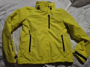 Superdry Gr. 42 US 10 140/ 146 Kinder Winterjacke  Frauen gelb neon reflective - Bild 1 von 19