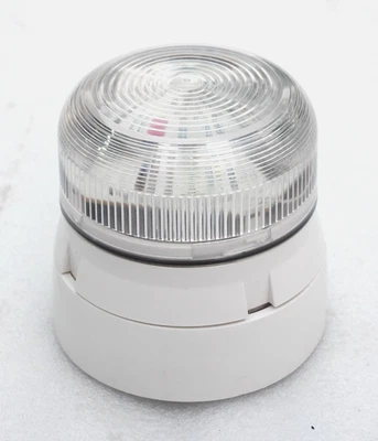 NOS KLAXON FLASHGUARD MODEL 309-5809 CLEAR FLASHING BEACON WHITE LAMP XENON BULB - Image 1 of 4