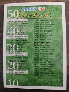 1994 Fleer #478 Checklist 318-409 - Picture 1 of 2