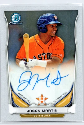 2014 Bowman Chrome #BCAP-JMA Jason Martin Prospect Autographs - Image 1 of 2
