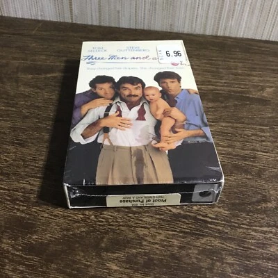 THREE MEN and a BABY VHS - Tom Selleck Ted Danson Steve Guttenberg New Sealed! Foto 1 de 4