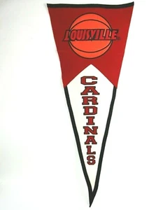 2004 Louisville Cardinals Basketball Wolle Wimpel von Winning Streak Man Cave 40" - Bild 1 von 12