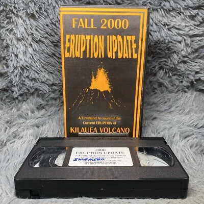 Kilauea Volcano Eruption VHS Tape Fall 2000 Documentary Hawaii History Education - Image 1 of 4