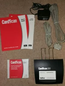 Corex Cardscan 500 Visitenkarten Scanner mit Software und Handbüchern etc. - Bild 1 von 4